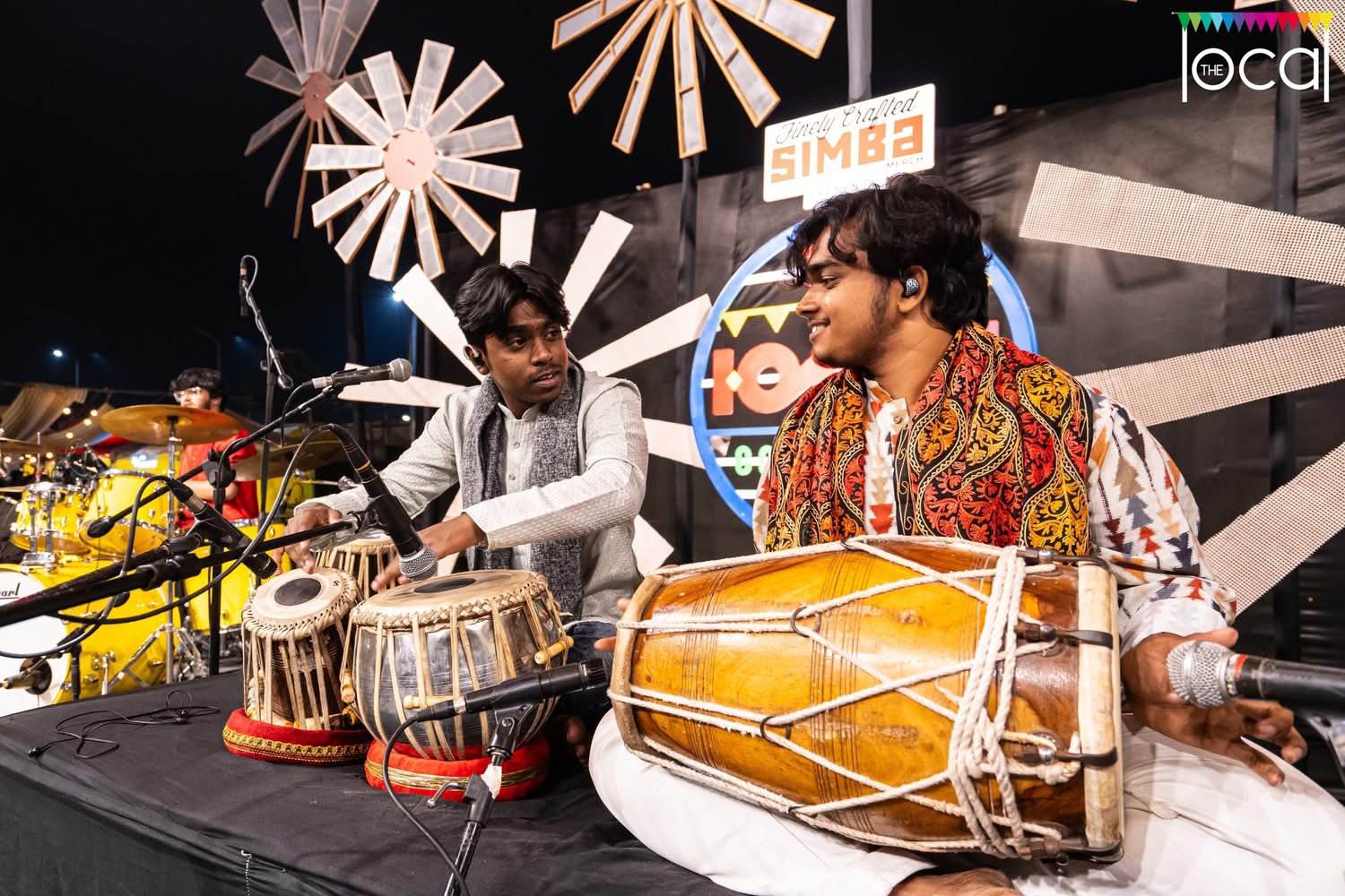 Tushar Tabalchi performing live with tabla